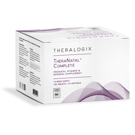 Physician recommended TheraNatal Complete supports a healthy pregnancy and your baby's brain development*.